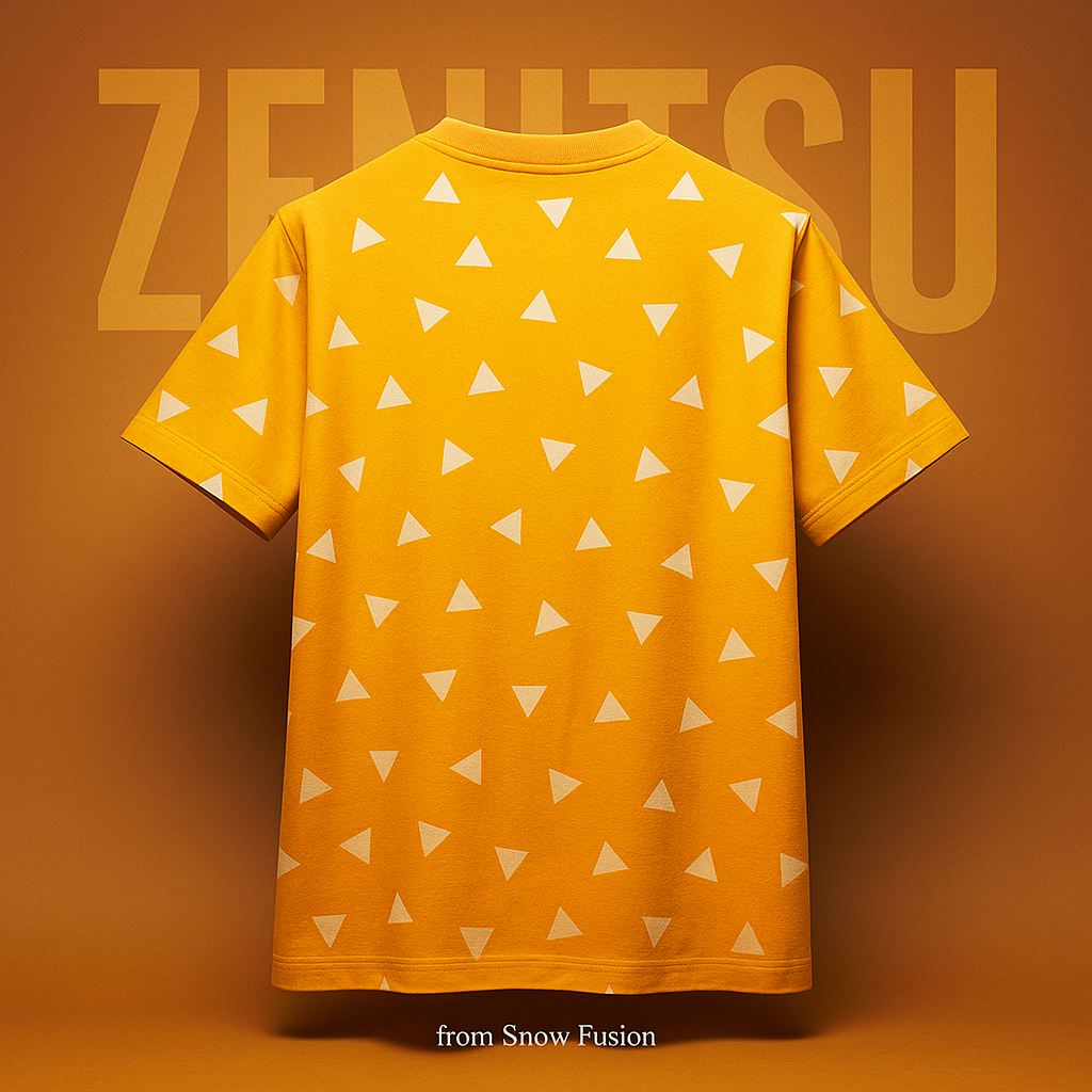 FLAMING THUNDER HAORI — AOP OVERSIZED TEE