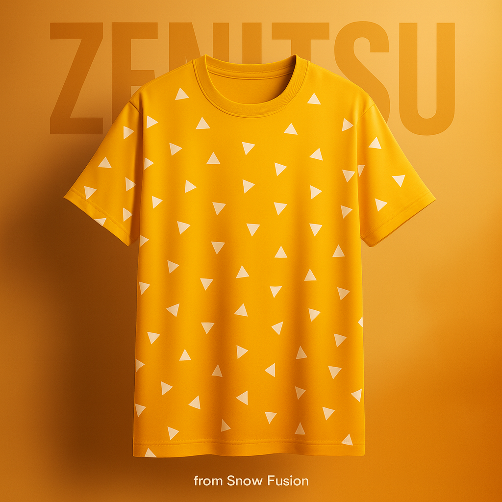 FLAMING THUNDER HAORI — AOP OVERSIZED TEE