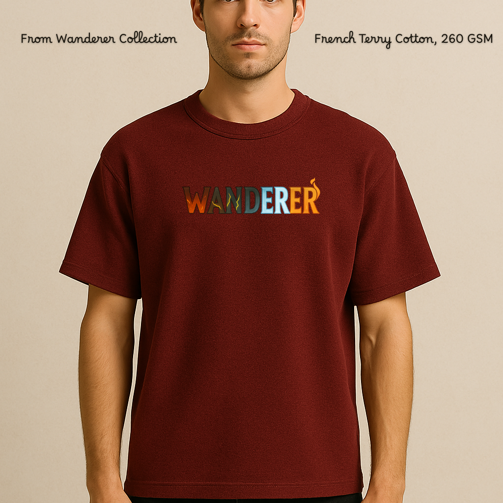 ETERNAL WANDERER TEE — FRENCH TERRY OVERSIZED