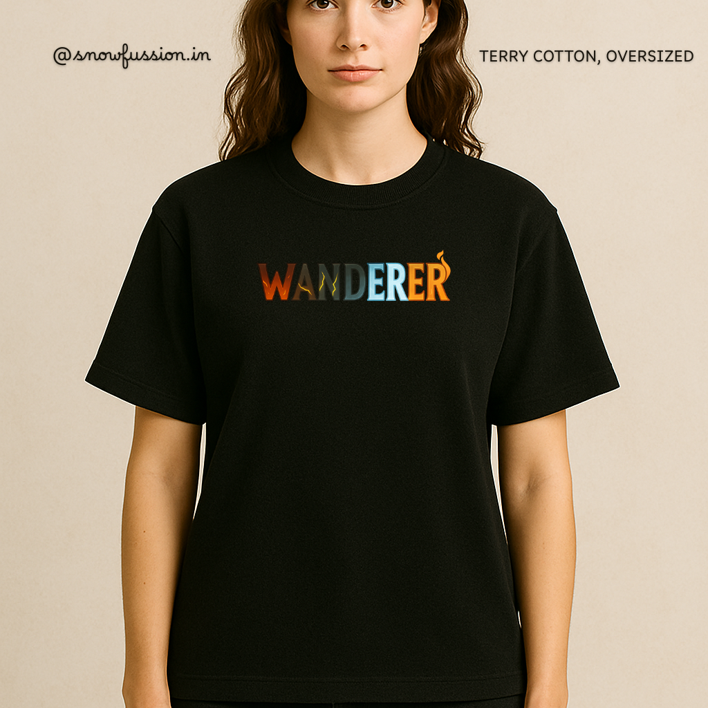 ETERNAL WANDERER TEE — FRENCH TERRY OVERSIZED