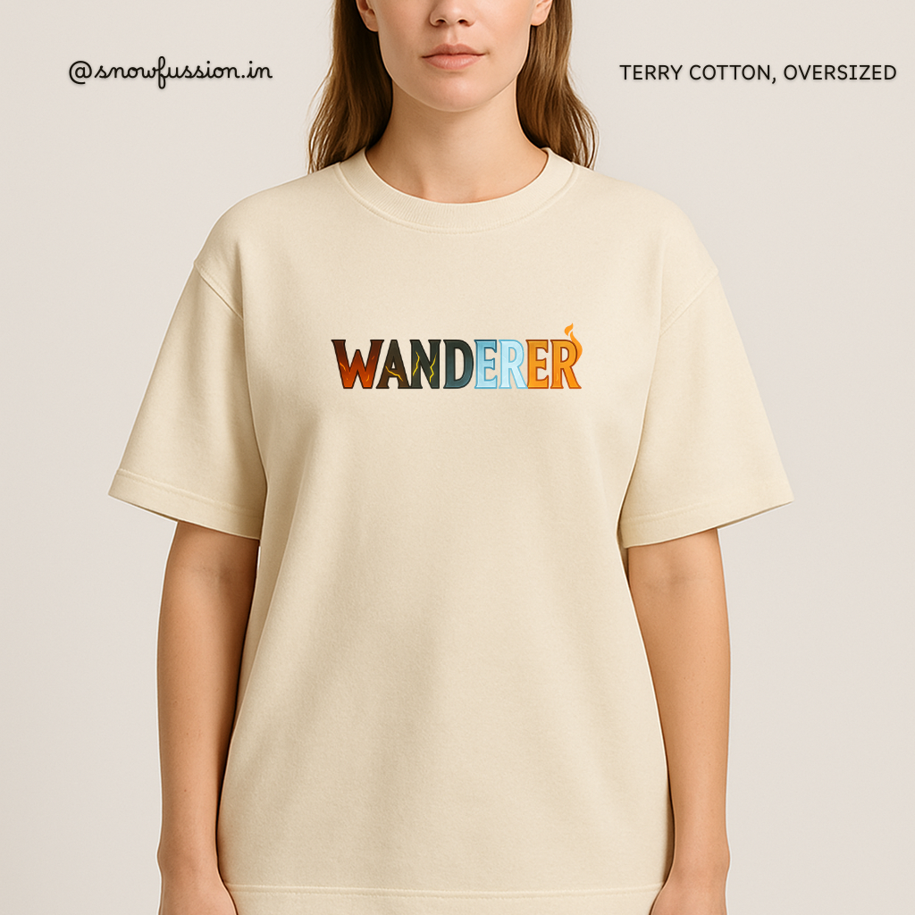 ETERNAL WANDERER TEE — FRENCH TERRY OVERSIZED