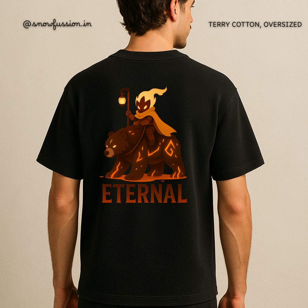 ETERNAL WANDERER TEE — FRENCH TERRY OVERSIZED