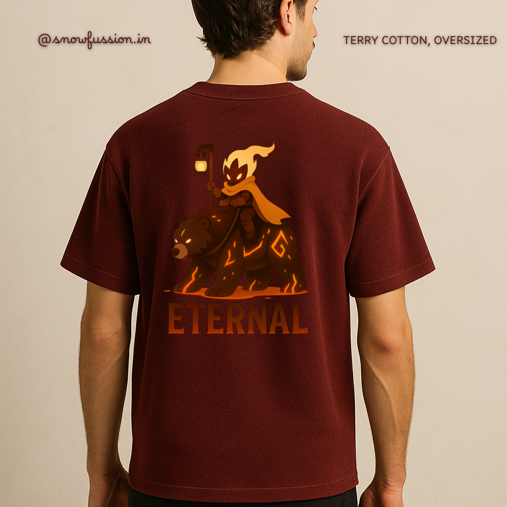 ETERNAL WANDERER TEE — FRENCH TERRY OVERSIZED