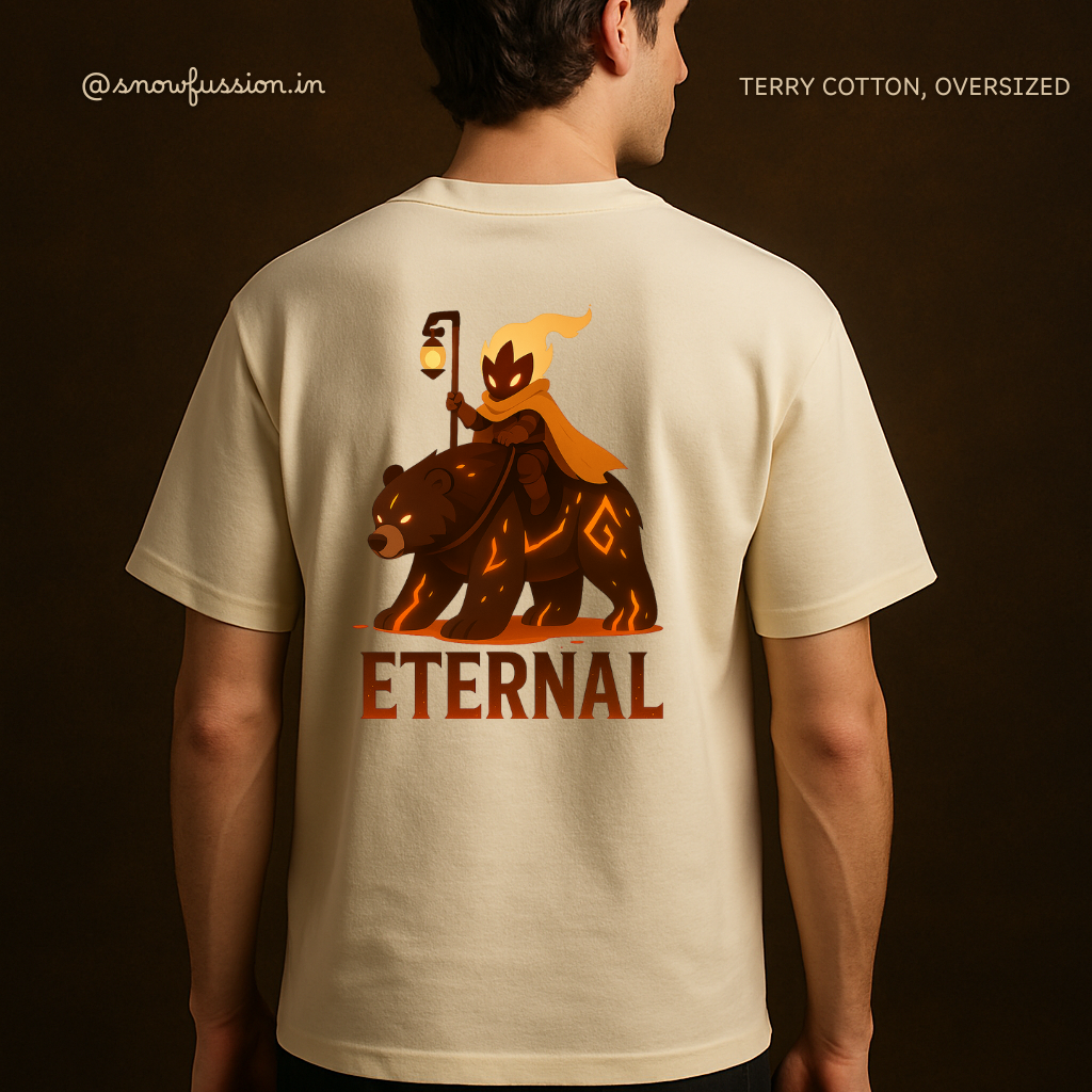 ETERNAL WANDERER TEE — FRENCH TERRY OVERSIZED