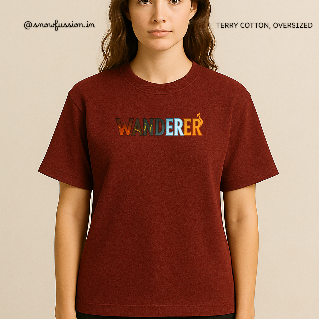 ETERNAL WANDERER TEE — FRENCH TERRY OVERSIZED