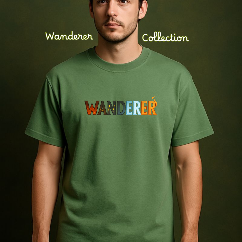 EXPLORE WANDERER TEE — FRENCH TERRY OVERSIZED