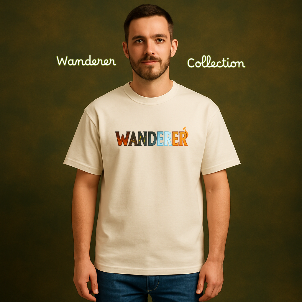 EXPLORE WANDERER TEE — FRENCH TERRY OVERSIZED