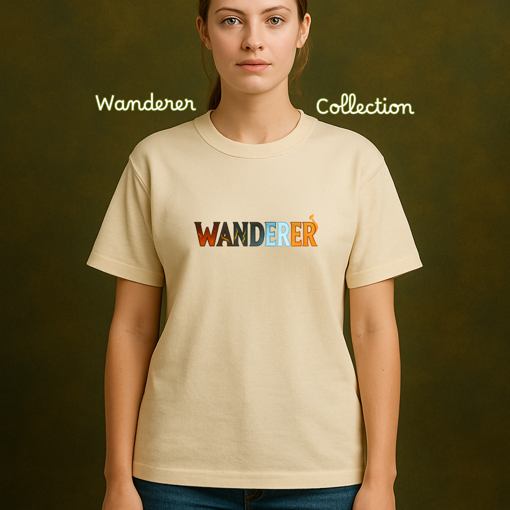 EXPLORE WANDERER TEE — FRENCH TERRY OVERSIZED