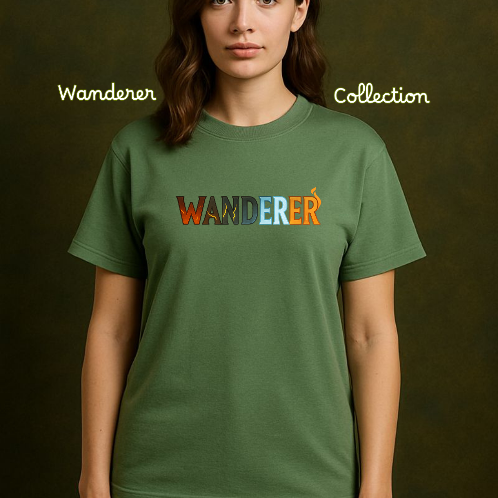 EXPLORE WANDERER TEE — FRENCH TERRY OVERSIZED
