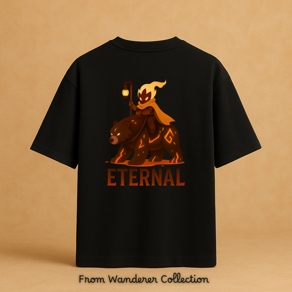 ETERNAL WANDERER TEE — FRENCH TERRY OVERSIZED