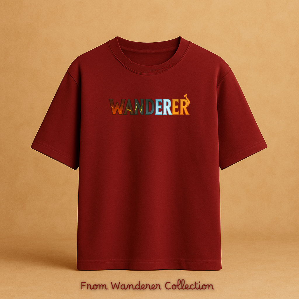 ETERNAL WANDERER TEE — FRENCH TERRY OVERSIZED