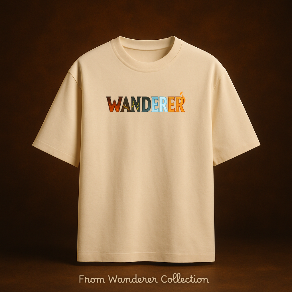 ETERNAL WANDERER TEE — FRENCH TERRY OVERSIZED