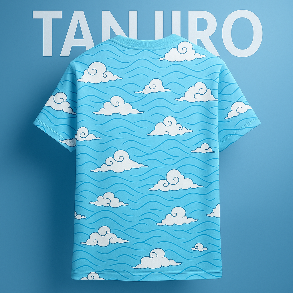 FORESTBOUND HAORI — AOP OVERSIZED TEE