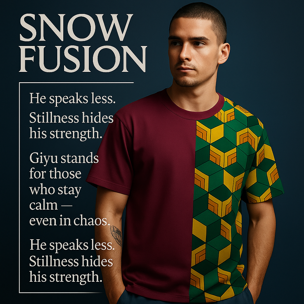 DEAD CALM HAORI — AOP OVERSIZED TEE