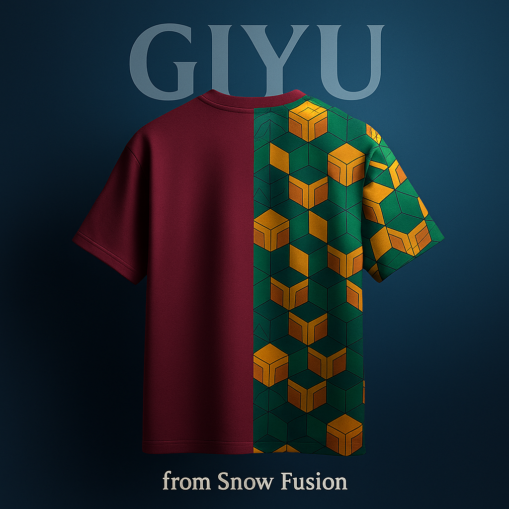 DEAD CALM HAORI — AOP OVERSIZED TEE