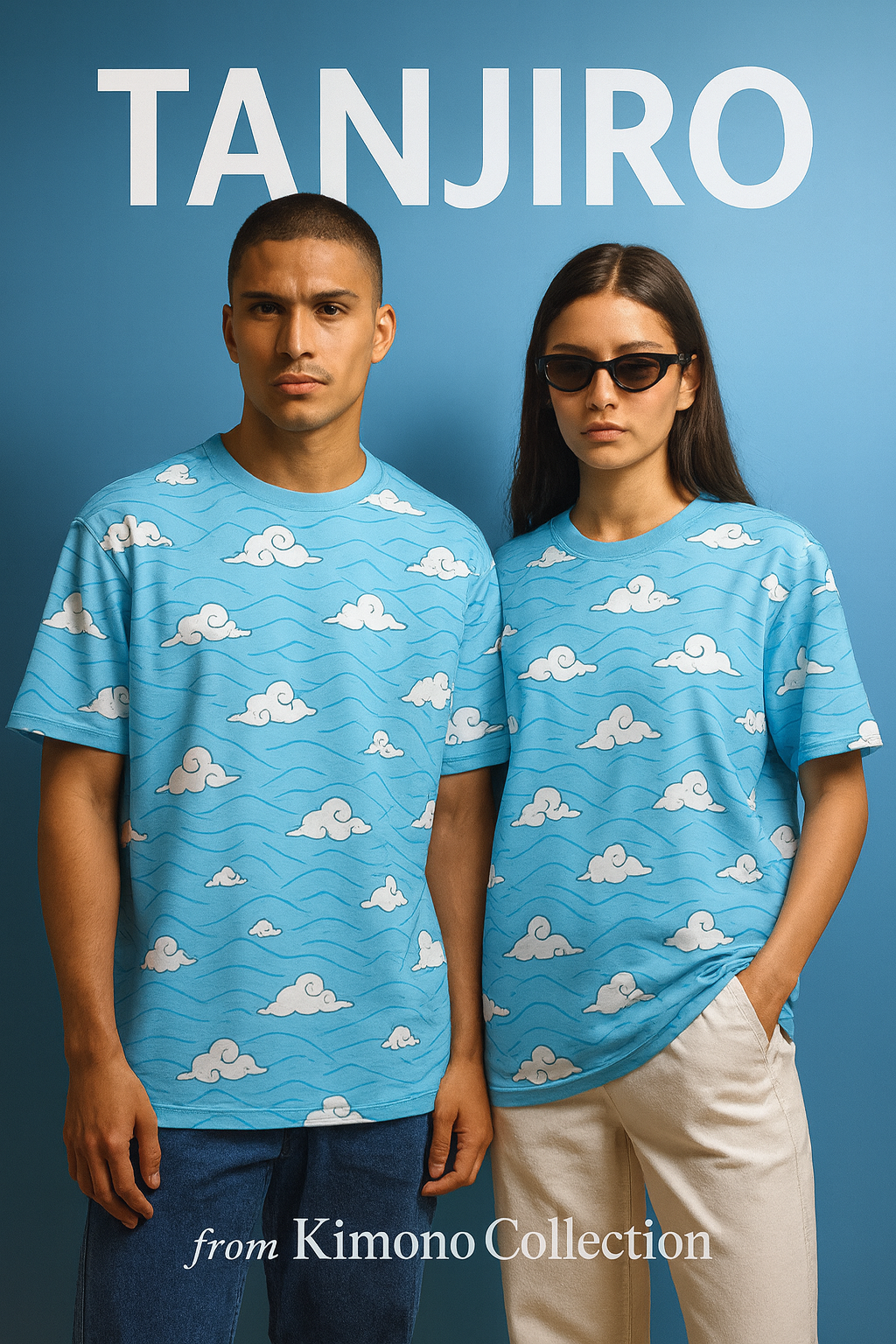 FORESTBOUND HAORI — AOP OVERSIZED TEE